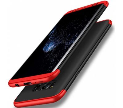 Чохол GKK LikGus для Samsung Galaxy S8 (G950) 360 чорно-червоний