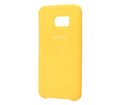 Чохол для Samsung Galaxy S7 Edge (G935) Silky Soft Touch жовтий