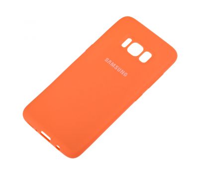Чохол Samsung Galaxy S8 (G950) Silicone cover помаранчевий 554498