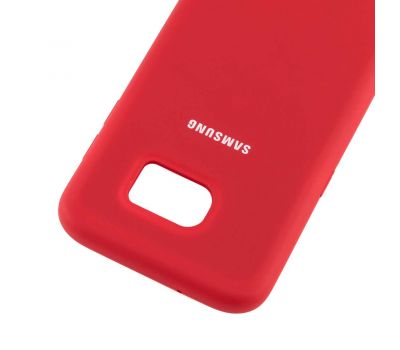 Чохол для Samsung Galaxy S7 Edge (G935) Silky Soft Touch темно червоний 554456