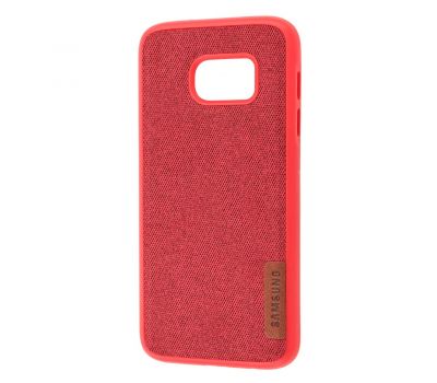 Чохол для Samsung Galaxy S7 (G930) Label Case Textile червоний