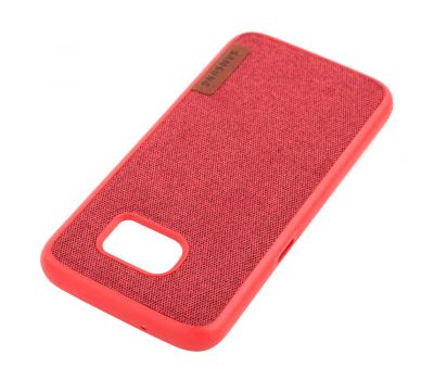Чохол для Samsung Galaxy S7 (G930) Label Case Textile червоний 554220
