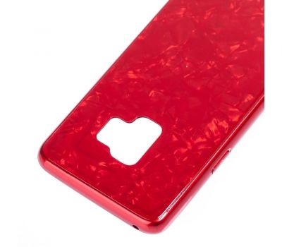 Чохол для Samsung Galaxy S9 (G960) Jelly мармур червоний 555340