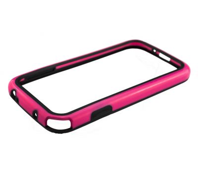 Бампер для Samsung i9500 Galaxy S4 рожевий 556604