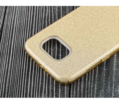Чохол для Samsung S6 Shining Glitter із блискітками золотистий 556041