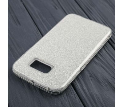 Чохол для Samsung  S6 edgeShining Glitter сріблястий 556035
