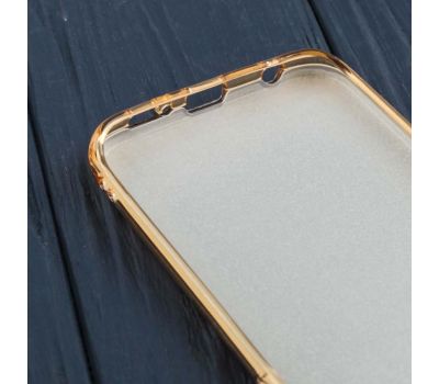 Чохол для Samsung  S6 edgeShining Glitter з блискітками золотистий 556027