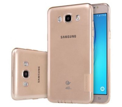 Чохол для Samsung Galaxy J7 2016 (J710) Nillkin золотий прозорий