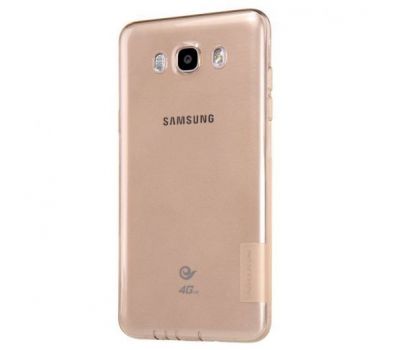 Чохол для Samsung Galaxy J7 2016 (J710) Nillkin золотий прозорий 558503
