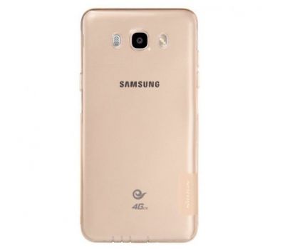 Чохол для Samsung Galaxy J7 2016 (J710) Nillkin золотий прозорий 558502