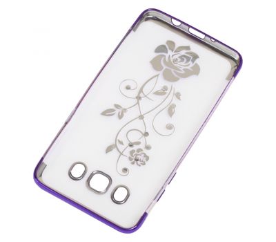 Чохол для Samsung Galaxy J5 2016 (J510) kingxbar diamond flower фіолетовий 560243