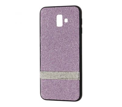 Чохол для Samsung Galaxy J6+ 2018 (J610) Swarovski (смуга) фіолетовий