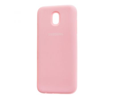 Чохол для Samsung Galaxy J5 2017 (J530) Silicone cover рожевий