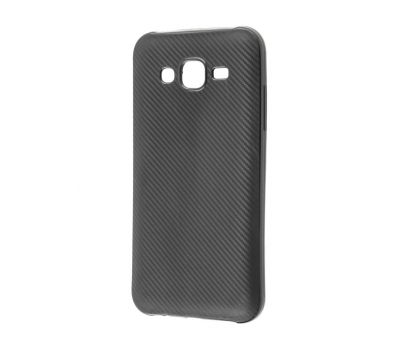 Чохол для Samsung Galaxy J7 (J700) Carbon Protection Case чорний