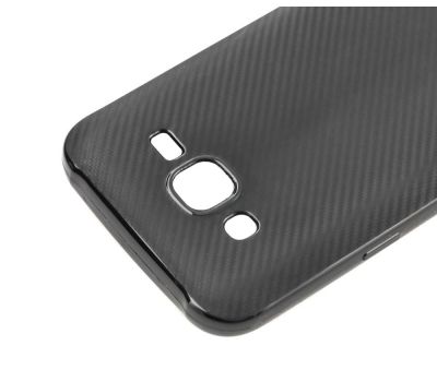 Чохол для Samsung Galaxy J7 (J700) Carbon Protection Case чорний 564545