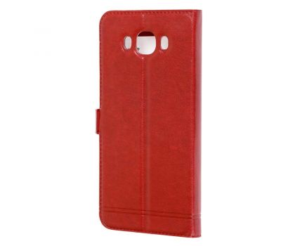 Чохол книжка Samsung Galaxy J7 (J700) Momax з двома вікнами червоний 564638