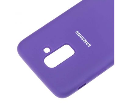 Чохол для Samsung Galaxy J8 (J810) Silky фіолетовий 565356