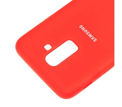 Чохол для Samsung Galaxy J8 (J810) Silky червоний 565317