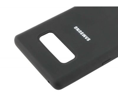 Чохол для Samsung Galaxy Note 8 (N950) Silky Soft Touch чорний 565629