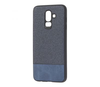 Чохол для Samsung Galaxy J8 (J810) Hard Textile сіро блакитний