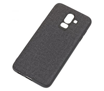 Чохол для Samsung Galaxy J8 (J810) Hard Textile чорний 565252