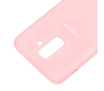 Чохол для Samsung Galaxy J8 (J810) Silky рожевий 2 569186