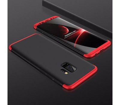 Чохол GKK LikGus для Samsung Galaxy S9+ (G965) 360 чорно-червоний 573947