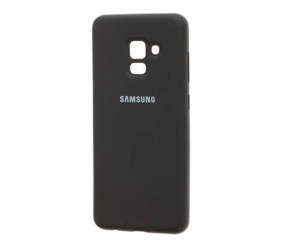 Чохол для Samsung Galaxy A8 2018 (A530) Silicone cover чорний