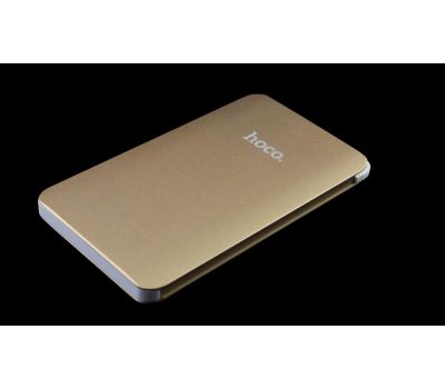 Зовнішній акумулятор power bank Hoco B13 Card-type Portable 5000 mAh gold 58343