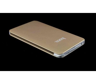 Зовнішній акумулятор power bank Hoco B13 Card-type Portable 5000 mAh gold 58344