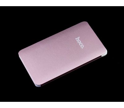 Зовнішній акумулятор power bank Hoco B13 Card-type Portable 5000 mAh rose gold 58347
