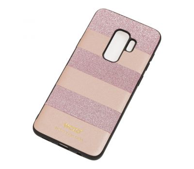 Чохол для Samsung Galaxy S9+ (G965) woto з блискітками рожевий 580207