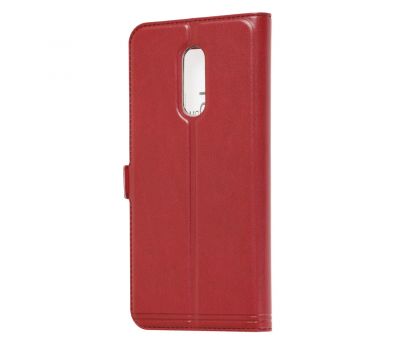 Чохол книжка для Xiaomi Redmi 5 Plus Momax із двома вікнами червоний 582931