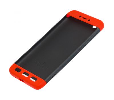Чохол GKK LikGus для Xiaomi Redmi 5a 360 чорно-червоний 588451