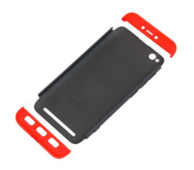 Чохол GKK LikGus для Xiaomi Redmi 5a 360 чорно-червоний 588452