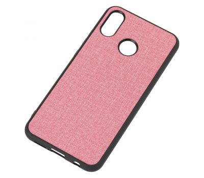 Чохол для Huawei P20 Lite Hard Textile рожевий 588775