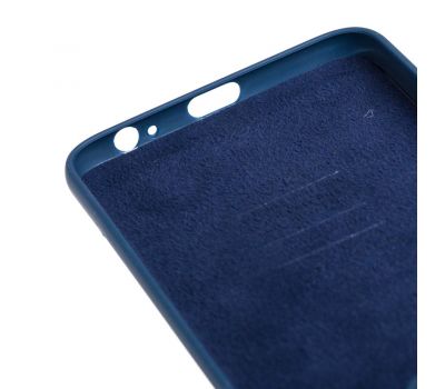 Чохол для Samsung Galaxy A8+ 2018 (A730) Silicone cover синій 588651
