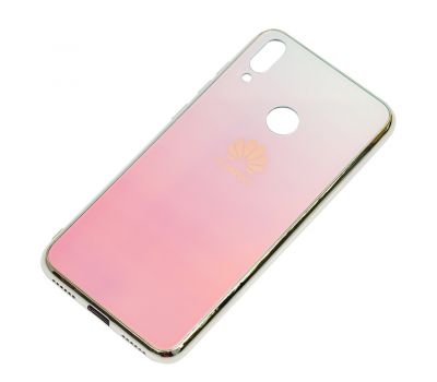 Чохол Shining для Huawei Y7 2019 дзеркальний рожево-блакитний 592962