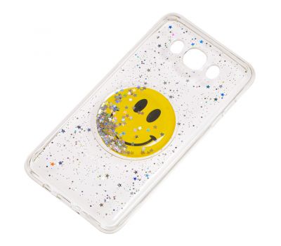 Чохол для Samsung Galaxy J7 2016 (J710) рідкі блискітки іграшка "Smile" 593724