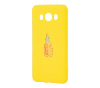 Чохол для Samsung Galaxy J5 2016 (J510) "TPU ананас" жовтий
