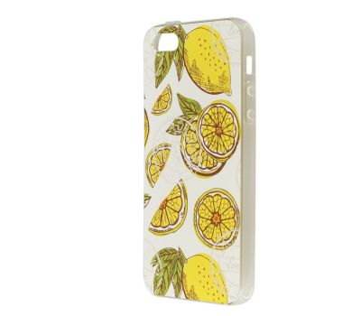 Чохол для iPhone 5 матовий із принтом лимон