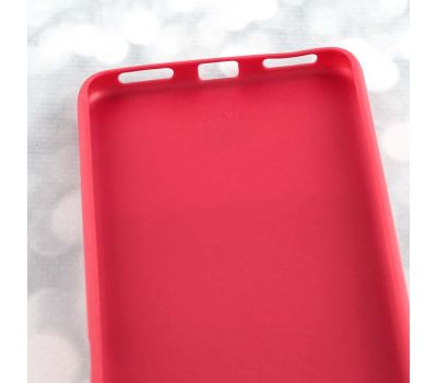 Чохол для Xiaomi Redmi 5 Leather + Shining червоний 605260