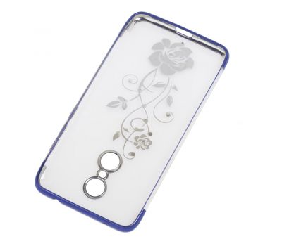 Чохол для Xiaomi Redmi 5 kingxbar diamond flower синій 605250
