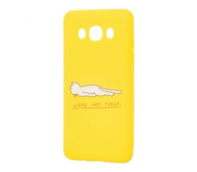 Чохол для Samsung Galaxy J5 2016 (J510) "TPU вихідний" жовтий