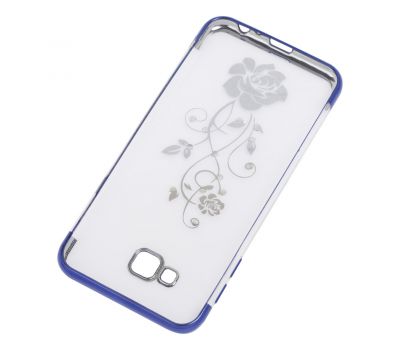Чохол для Samsung Galaxy J4+ 2018 (J415) kingxbar diamond flower синій 606624