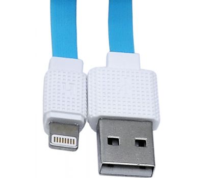 Кабель USB Hoco iPhone 5/6 1.2m (UPL-18) голубой