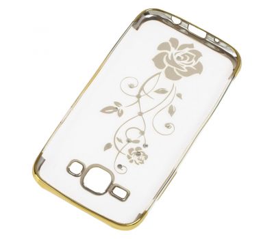 Чохол для Samsung Galaxy J5 (J500) kingxbar diamond flower золотистий 619014