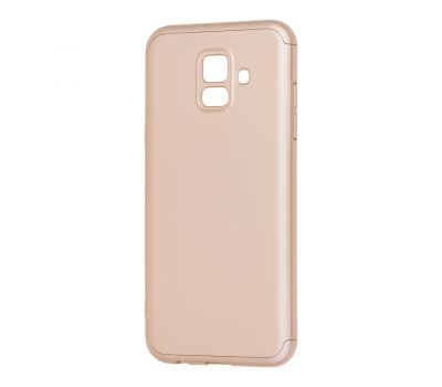 Чохол GKK LikGus для Samsung Galaxy A6 2018 (A600) 360 золотистий 619094
