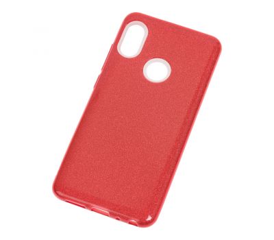 Чохол для Xiaomi Redmi Note 5 / Note 5 Pro Shining Glitter з блискітками червоний 620866