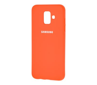 Чохол для Samsung Galaxy A6 2018 (A600) Silicone Full помаранчевий 624546